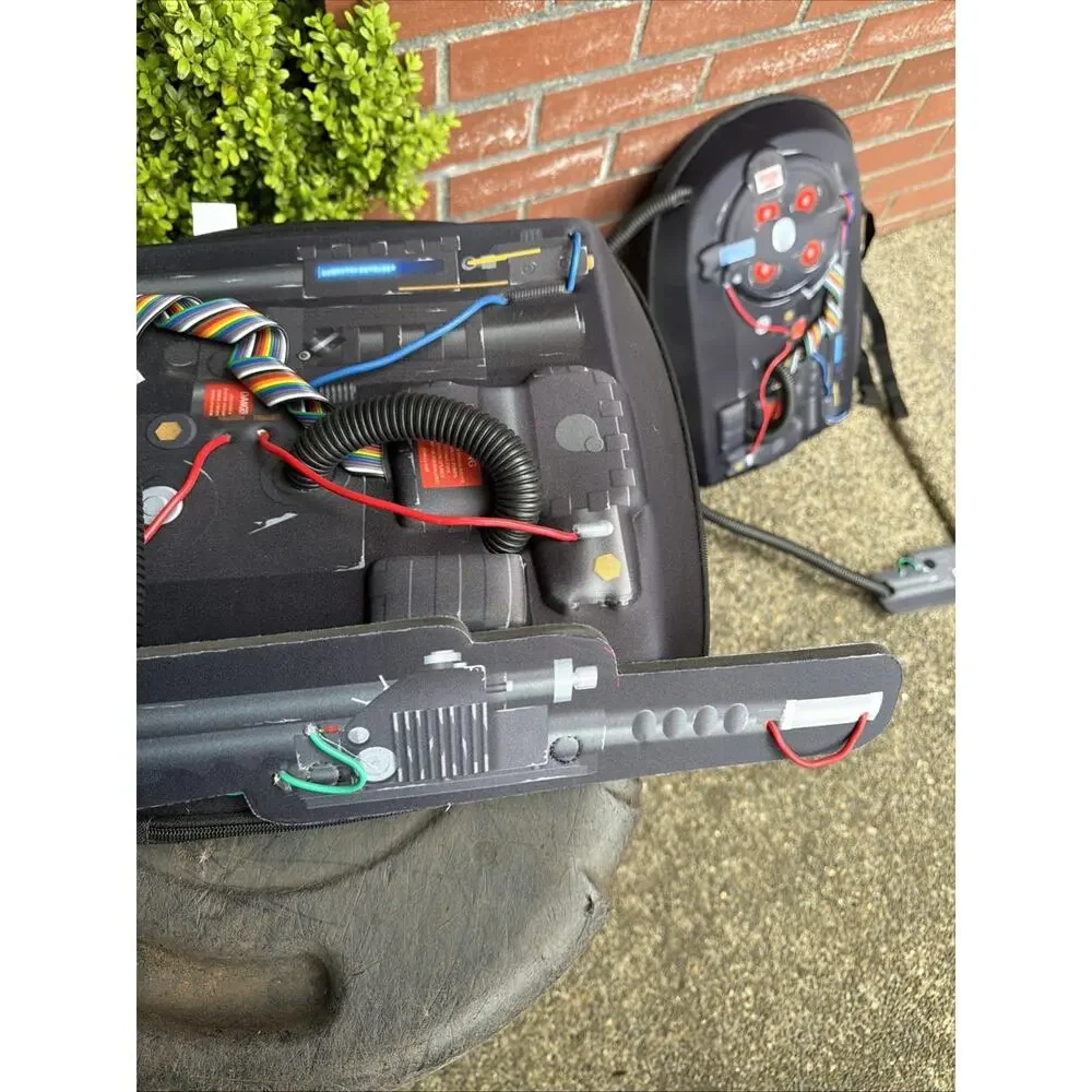 2 Ghostbusters Proton Packs Backpack w/Particle Wand School Costume Cosplay